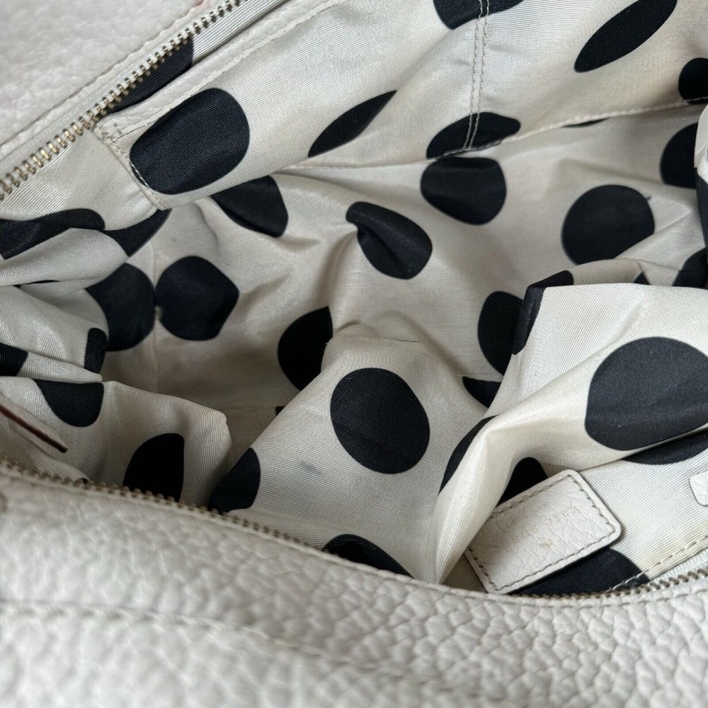 Kate Spade Cream Satchel with Tassels - Picture 16 of 16
